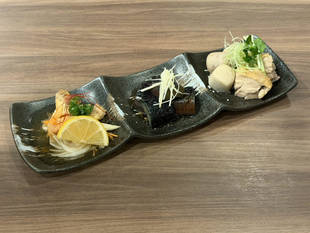 手作りおばんざいの盛り合わせ