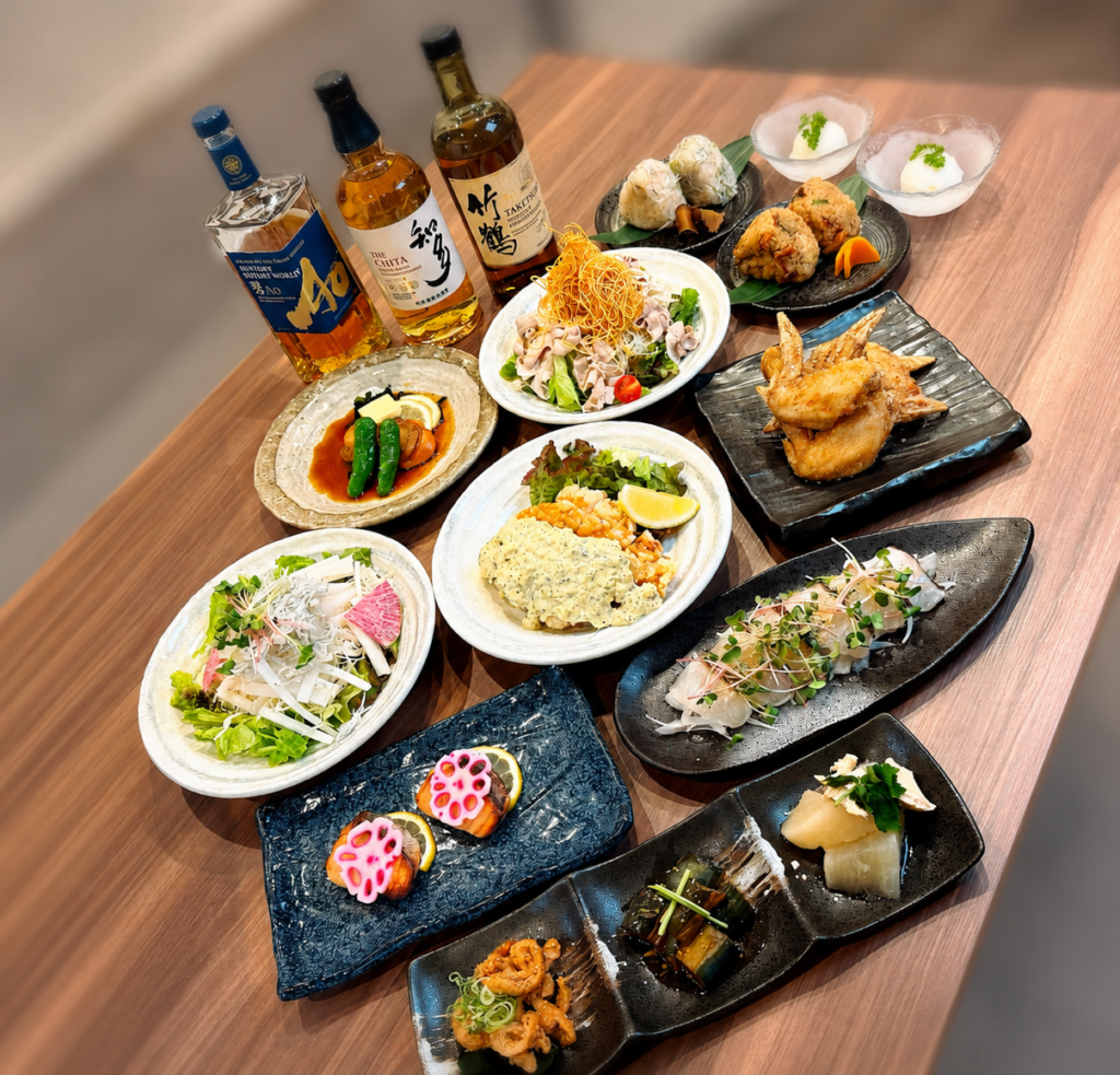 旬菜居酒屋まる旬の夜のメニュー