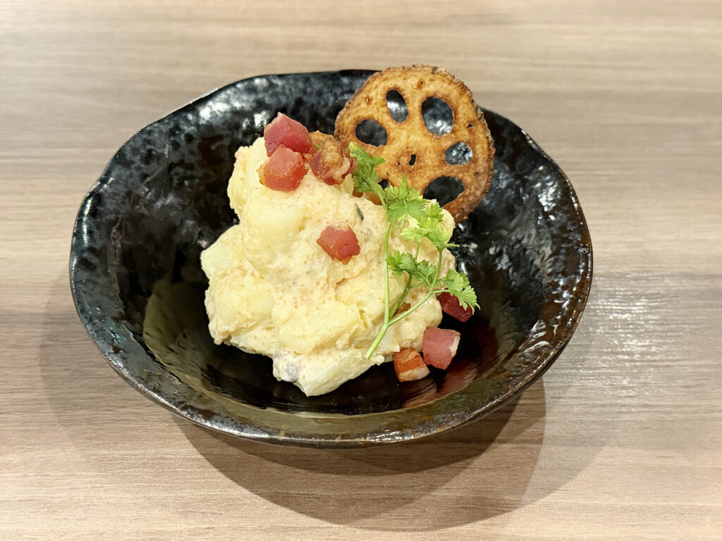 明太子とアンチョビのポテトサラダ